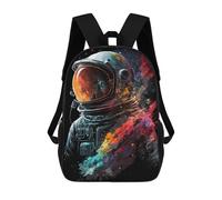 sinyumoney Zaino con stampa 3D per bambini (ragazzi e ragazze), stile casual, ideale per la scuola o i viaggi., Astronaut Lost In Space, 17"