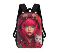 sinyumoney Zaino Con Stampa 3D Per Bambini Whale Tree Fantasy Artwork Borsa Da Viaggio Leggero E Alla Moda Per Scuola E Viaggi Degli Studenti, Stile-12, 17"