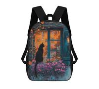 sinyumoney Zaino da 17 Pollici Galactic Tiger Ritratto 10 3D Stampato Zaino Scuola Per Ragazzi Della Scuola Primaria E Medio, Stile 6, 17"