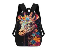sinyumoney Zaino da viaggio per bambini, con stampa 3D, Galactic Mountain Range, 3, leggero, per ragazzi e ragazze, adatto per studenti di livello medio, Style-15, 17"