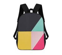 sinyumoney Zaino Per Bambini 3D Colorful And Abstract 04 Borse Stampate Zaino Scolastico Borse Scolastiche Leggere Zainetto Divertente Alla Moda Zaino Per Studenti Per Bambini 17inch