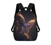 sinyumoney Zaino Per Bambini 3D Enchanted Butterfly Artwork -1 Borse Stampate Zaino Scolastico Borse Scolastiche Leggere Zainetto Divertente Alla Moda Zaino Per Studenti Per Bambini 17inch