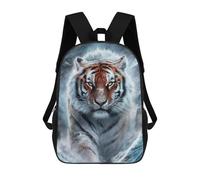 sinyumoney Zaino Per Bambini 3D Ice Age Tiger Borse Stampate Zaino Scolastico Borse Scolastiche Leggere Zainetto Divertente Alla Moda Zaino Per Studenti Per Bambini 17inch