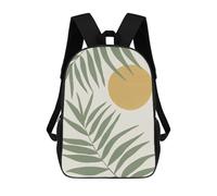 sinyumoney Zaino Per Bambini 3D Minimalist Floral 38 Borse Stampate Zaino Scolastico Borse Scolastiche Leggere Zainetto Divertente Alla Moda Zaino Per Studenti Per Bambini 17inch