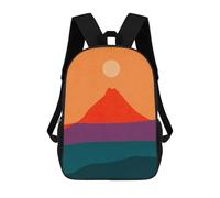 sinyumoney Zaino Per Bambini 3D Watercolor Landscape 10 Borse Stampate Zaino Scolastico Borse Scolastiche Leggere Zainetto Divertente Alla Moda Zaino Per Studenti Per Bambini 17inch