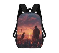 sinyumoney Zaino Per Bambini A Man Thinking His Dog Per Ragazzi E Ragazze, Zaino Da Viaggio Per Bambini, Zaino Scolastico Per Adolescenti 17inch