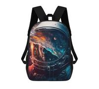 sinyumoney Zaino Per Bambini Astronaut Portrait 05 Per Ragazzi E Ragazze, Zaino Da Viaggio Per Bambini, Zaino Scolastico Per Adolescenti 17inch