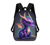 sinyumoney Zaino Per Bambini Baby Dragon Cute Per Ragazzi E Ragazze, Zaino Da Viaggio Per Bambini, Zaino Scolastico Per Adolescenti 17inch