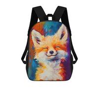 sinyumoney Zaino Per Bambini Blissful Cute Fox Per Ragazzi E Ragazze, Zaino Da Viaggio Per Bambini, Zaino Scolastico Per Adolescenti 17inch