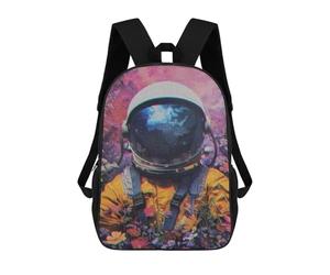 sinyumoney Zaino Per Bambini, Borsa Scolastica Astronaut Retro Zaino Per Studenti Di Grande Capacità, Zaino Per Ragazzi, Ragazze, Adulti, Adolescenti 17inch