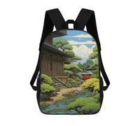 sinyumoney Zaino Per Bambini, Borsa Scolastica Bonsai Japanese Zaino Per Studenti Di Grande Capacità, Zaino Per Ragazzi, Ragazze, Adulti, Adolescenti 17inch