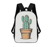 sinyumoney Zaino Per Bambini, Borsa Scolastica Cactus Minimalist Vintage Zaino Per Studenti Di Grande Capacità, Zaino Per Ragazzi, Ragazze, Adulti, Adolescenti 17inch