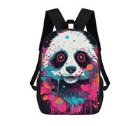 sinyumoney Zaino Per Bambini, Borsa Scolastica Colorful Panda Artwork Zaino Per Studenti Di Grande Capacità, Zaino Per Ragazzi, Ragazze, Adulti, Adolescenti 17inch