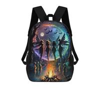 sinyumoney Zaino Per Bambini, Borsa Scolastica Enchanted Forest Gathering Zaino Per Studenti Di Grande Capacità, Zaino Per Ragazzi, Ragazze, Adulti, Adolescenti 17inch