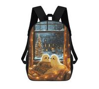 sinyumoney Zaino Per Bambini, Borsa Scolastica Ghost Couple on Christmas Zaino Per Studenti Di Grande Capacità, Zaino Per Ragazzi, Ragazze, Adulti, Adolescenti 17inch