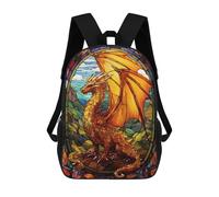 sinyumoney Zaino Per Bambini, Borsa Scolastica Golden Heaven Elder Dragon Zaino Per Studenti Di Grande Capacità, Zaino Per Ragazzi, Ragazze, Adulti, Adolescenti 17inch