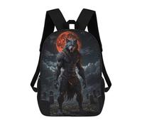 sinyumoney Zaino Per Bambini, Borsa Scolastica Guardian of The Graveyard Zaino Per Studenti Di Grande Capacità, Zaino Per Ragazzi, Ragazze, Adulti, Adolescenti 17inch