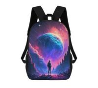 sinyumoney Zaino Per Bambini, Borsa Scolastica Journey to The Cosmic Frontier Zaino Per Studenti Di Grande Capacità, Zaino Per Ragazzi, Ragazze, Adulti, Adolescenti 17inch