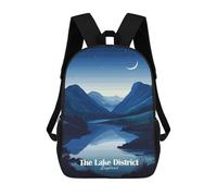 sinyumoney Zaino Per Bambini, Borsa Scolastica Lake District Night Zaino Per Studenti Di Grande Capacità, Zaino Per Ragazzi, Ragazze, Adulti, Adolescenti 17inch