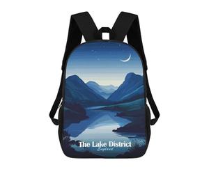 sinyumoney Zaino Per Bambini, Borsa Scolastica Lake District Night Zaino Per Studenti Di Grande Capacità, Zaino Per Ragazzi, Ragazze, Adulti, Adolescenti 17inch