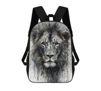 sinyumoney Zaino Per Bambini, Borsa Scolastica Lion Wild Majesty Zaino Per Studenti Di Grande Capacità, Zaino Per Ragazzi, Ragazze, Adulti, Adolescenti 17inch