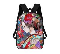 sinyumoney Zaino Per Bambini, Borsa Scolastica Minimalist Japanese Art Zaino Per Studenti Di Grande Capacità, Zaino Per Ragazzi, Ragazze, Adulti, Adolescenti 17inch