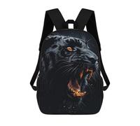 sinyumoney Zaino Per Bambini, Borsa Scolastica Roaring Black Panther Zaino Per Studenti Di Grande Capacità, Zaino Per Ragazzi, Ragazze, Adulti, Adolescenti 17inch
