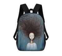 sinyumoney Zaino Per Bambini, Borsa Scolastica Tree Woman with Red Berries Zaino Per Studenti Di Grande Capacità, Zaino Per Ragazzi, Ragazze, Adulti, Adolescenti 17inch