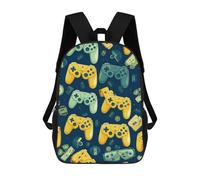 sinyumoney Zaino Per Bambini, Borsa Scolastica Video Game Controllers Pattern Zaino Per Studenti Di Grande Capacità, Zaino Per Ragazzi, Ragazze, Adulti, Adolescenti 17inch