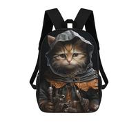 sinyumoney Zaino Per Bambini, Borsa Scolastica Wizard Cat Zaino Per Studenti Di Grande Capacità, Zaino Per Ragazzi, Ragazze, Adulti, Adolescenti 17inch