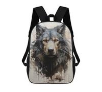 sinyumoney Zaino Per Bambini, Borsa Scolastica Wolf Spirit Painting Zaino Per Studenti Di Grande Capacità, Zaino Per Ragazzi, Ragazze, Adulti, Adolescenti 17inch