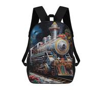 sinyumoney Zaino Per Bambini Christmas Steam Train Magic Per Ragazzi E Ragazze, Zaino Da Viaggio Per Bambini, Zaino Scolastico Per Adolescenti 17inch