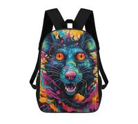 sinyumoney Zaino Per Bambini Colorful Abstract Mouse Artwork Per Ragazzi E Ragazze, Zaino Da Viaggio Per Bambini, Zaino Scolastico Per Adolescenti 17inch