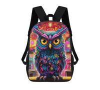 sinyumoney Zaino Per Bambini Colorful Fantasy Owl-14 Per Ragazzi E Ragazze, Zaino Da Viaggio Per Bambini, Zaino Scolastico Per Adolescenti 17inch