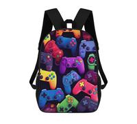 sinyumoney Zaino Per Bambini, Colorful Gaming Controllers-22 Zaino Scolastico Di Grande Capacità Per Studenti, Zaino Per Ragazzi, Ragazze, Adulti, Adolescenti 17inch