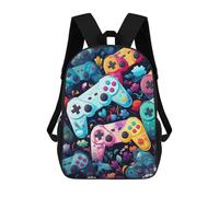 sinyumoney Zaino Per Bambini, Colorful Gaming Joyrides Zaino Scolastico Di Grande Capacità Per Studenti, Zaino Per Ragazzi, Ragazze, Adulti, Adolescenti 17inch