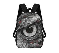 sinyumoney Zaino Per Bambini Con Stampa 3D Abstract Eagle Eye Painting Per Studenti Scolastici, Zaini, Borse A Tracolla, Borse Per Libri 17inch