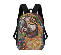 sinyumoney Zaino Per Bambini Con Stampa 3D Colorful Abstract Tiger Portrait -1 Per Studenti Scolastici, Zaini, Borse A Tracolla, Borse Per Libri 17inch