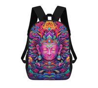 sinyumoney Zaino Per Bambini Con Stampa 3D Colorful Spiritual Artwork Per Studenti Scolastici, Zaini, Borse A Tracolla, Borse Per Libri 17inch