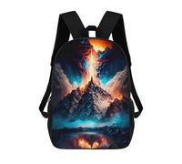 sinyumoney Zaino Per Bambini Con Stampa 3D Cosmic Eruption Per Studenti Scolastici, Zaini, Borse A Tracolla, Borse Per Libri 17inch