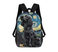 sinyumoney Zaino Per Bambini Con Stampa 3D English Cocker Spaniel Per Studenti Scolastici, Zaini, Borse A Tracolla, Borse Per Libri 17inch