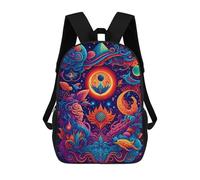sinyumoney Zaino Per Bambini Con Stampa 3D Fantasy Celestial Garden Per Studenti Scolastici, Zaini, Borse A Tracolla, Borse Per Libri 17inch