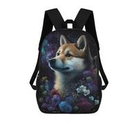 sinyumoney Zaino Per Bambini Con Stampa 3D Galactic Canine Dream Per Studenti Scolastici, Zaini, Borse A Tracolla, Borse Per Libri 17inch