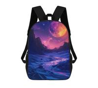 sinyumoney Zaino Per Bambini Con Stampa 3D Galactic Stream Planet Per Studenti Scolastici, Zaini, Borse A Tracolla, Borse Per Libri 17inch
