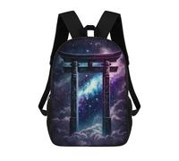 sinyumoney Zaino Per Bambini Con Stampa 3D Galactic Torii Gateway Per Studenti Scolastici, Zaini, Borse A Tracolla, Borse Per Libri 17inch