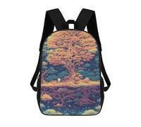 sinyumoney Zaino Per Bambini Con Stampa 3D Galactic Tree Symphony Per Studenti Scolastici, Zaini, Borse A Tracolla, Borse Per Libri 17inch