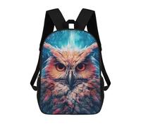 sinyumoney Zaino Per Bambini Con Stampa 3D Magical Cosmic Owl Per Studenti Scolastici, Zaini, Borse A Tracolla, Borse Per Libri 17inch