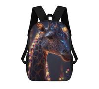 sinyumoney Zaino Per Bambini Con Stampa 3D Neon Giraffe Per Studenti Scolastici, Zaini, Borse A Tracolla, Borse Per Libri 17inch