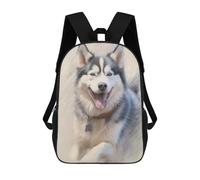 sinyumoney Zaino Per Bambini Con Stampa 3D Siberian Husky Sketch Per Studenti Scolastici, Zaini, Borse A Tracolla, Borse Per Libri 17inch