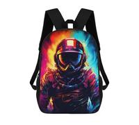 sinyumoney Zaino Per Bambini Con Stampa 3D Surreal Astronaut Deco Per Studenti Scolastici, Zaini, Borse A Tracolla, Borse Per Libri 17inch